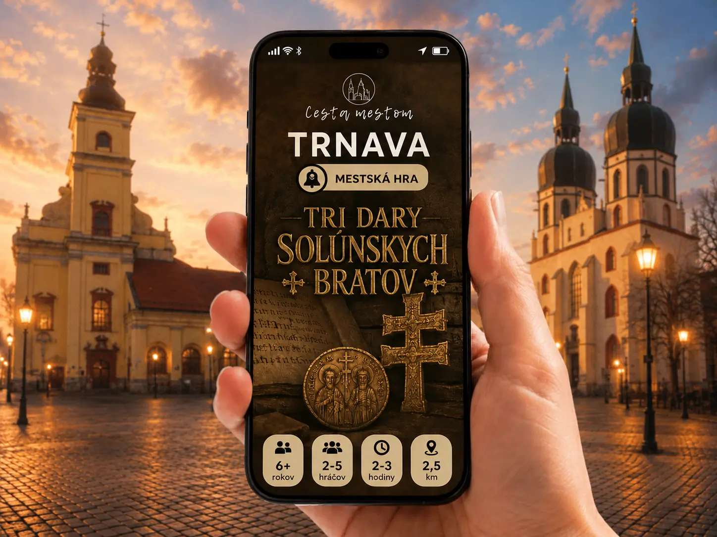 Tri dary solúnskych bratov | Mestská hra Trnava